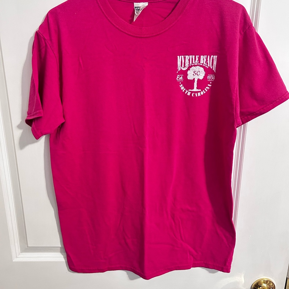 Jerzees Pink Short Sleeve Tee